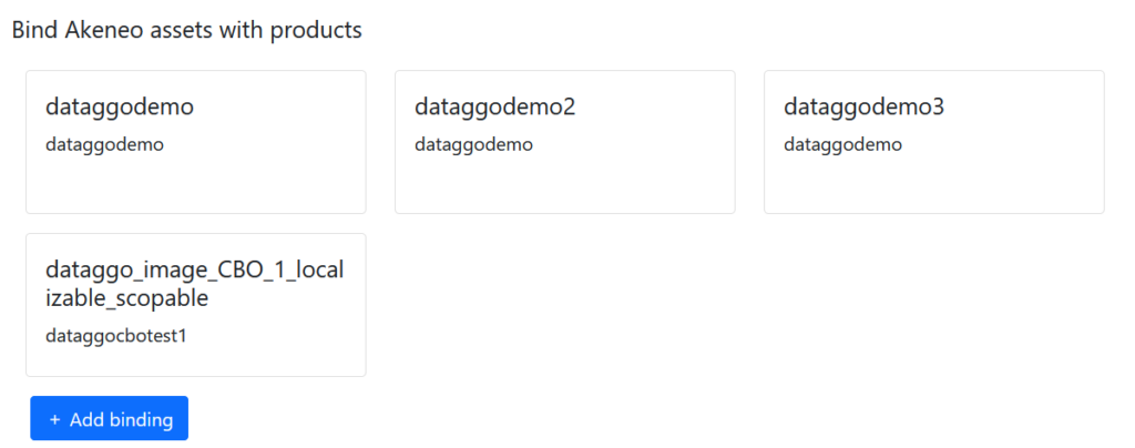 Akeneo multi binding