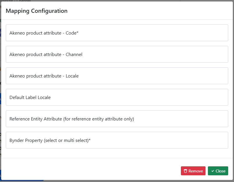 Akeneo Bynder attribute values