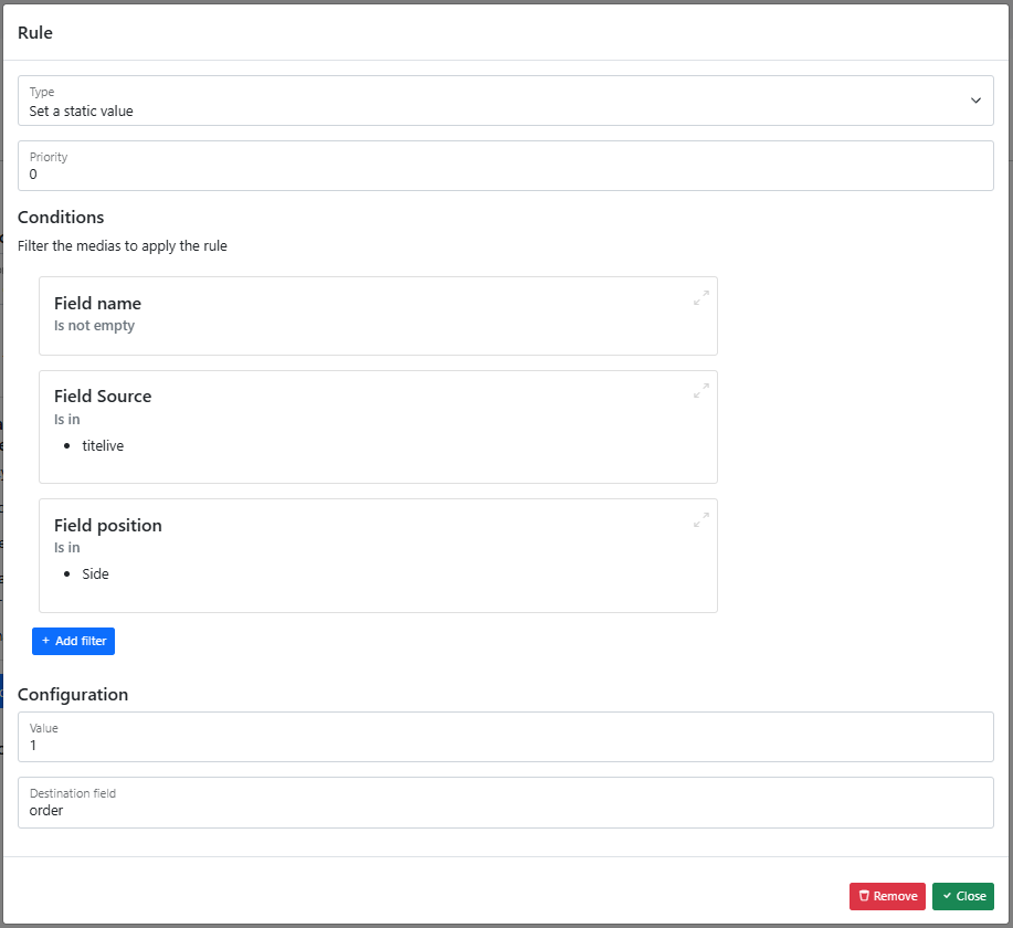Bynder static value definition
