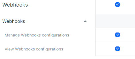 Webhook - Permissions