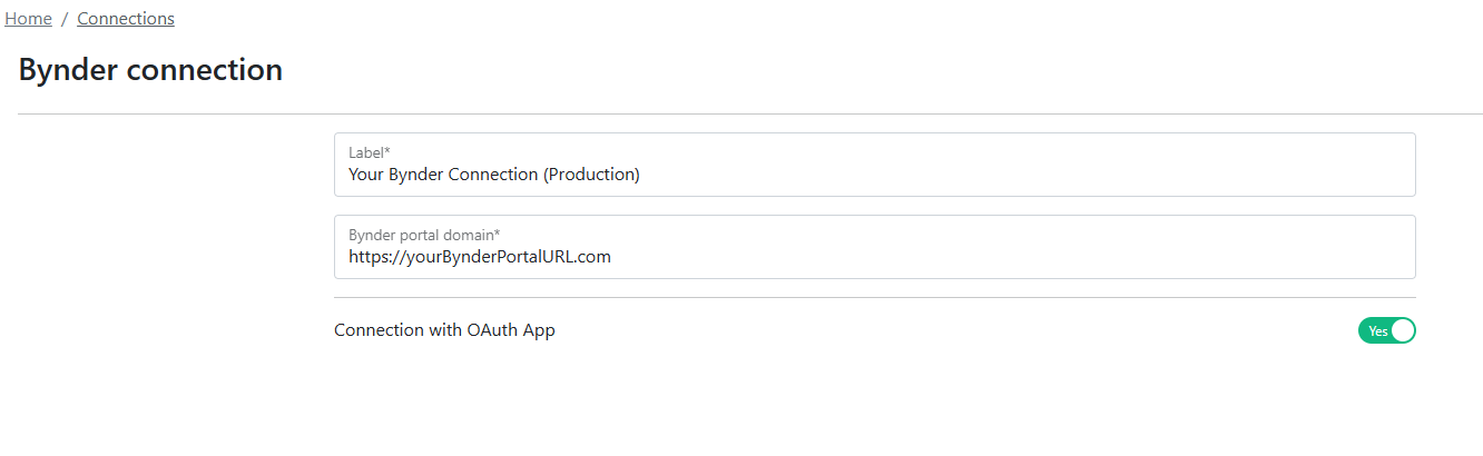 General Bynder Connection